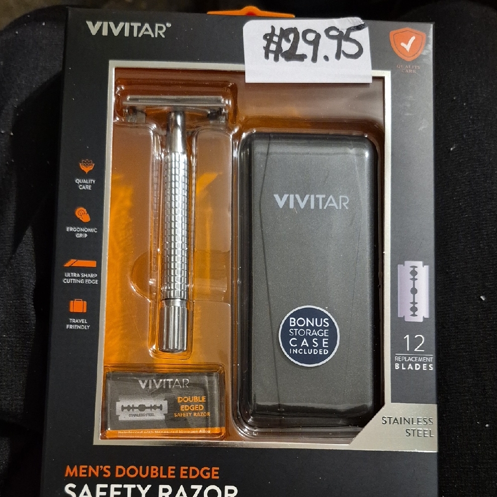 Vivitar Men's Double Edge Safety Razor